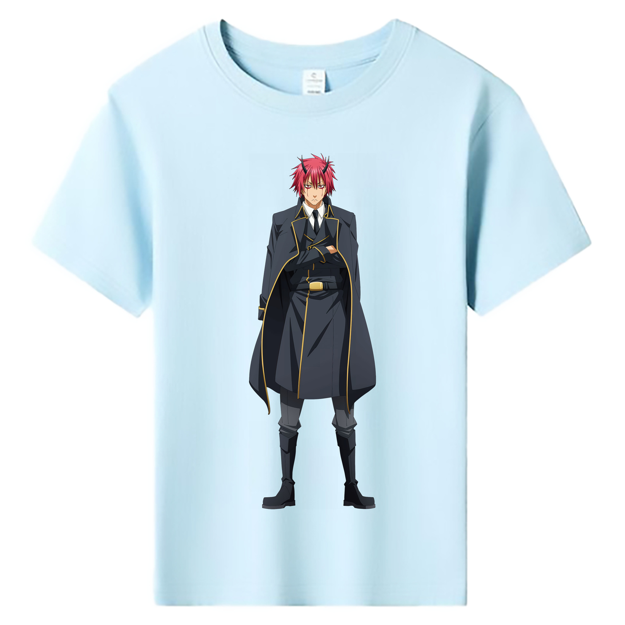 （画像用） 転スラ Regarding Reincarnated to Slime 綿100％キッズTシャツ（フロントプリント）